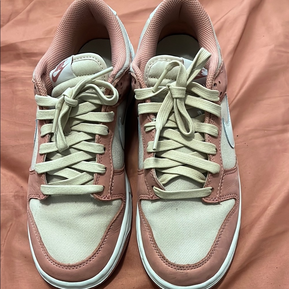 Nike Men's Rose and Cream Sneakers